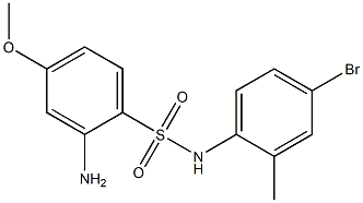 2-amino-N-(4-bromo-2-methylphenyl)-4-methoxybenzene-1-sulfonamide|