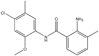 2-amino-N-(4-chloro-2-methoxy-5-methylphenyl)-3-methylbenzamide|