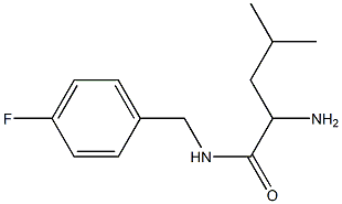 2-amino-N-(4-fluorobenzyl)-4-methylpentanamide Structure