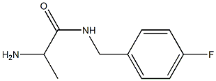 2-amino-N-(4-fluorobenzyl)propanamide Structure