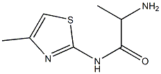 2-amino-N-(4-methyl-1,3-thiazol-2-yl)propanamide|