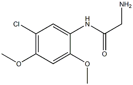 2-amino-N-(5-chloro-2,4-dimethoxyphenyl)acetamide Structure