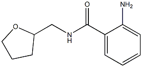 2-amino-N-(oxolan-2-ylmethyl)benzamide,,结构式