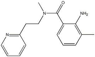 2-amino-N,3-dimethyl-N-[2-(pyridin-2-yl)ethyl]benzamide