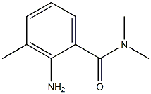 2-amino-N,N,3-trimethylbenzamide 结构式