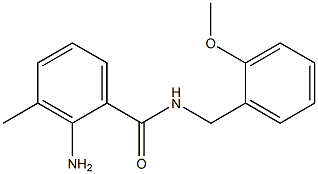  2-amino-N-[(2-methoxyphenyl)methyl]-3-methylbenzamide