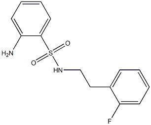 2-amino-N-[2-(2-fluorophenyl)ethyl]benzene-1-sulfonamide