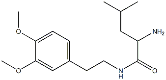  2-amino-N-[2-(3,4-dimethoxyphenyl)ethyl]-4-methylpentanamide