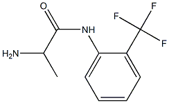 2-amino-N-[2-(trifluoromethyl)phenyl]propanamide Structure