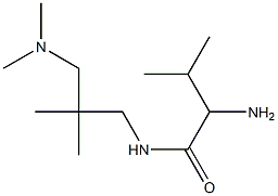 2-amino-N-[3-(dimethylamino)-2,2-dimethylpropyl]-3-methylbutanamide Struktur