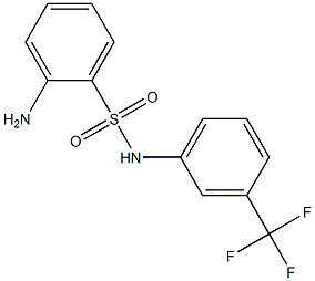 2-amino-N-[3-(trifluoromethyl)phenyl]benzene-1-sulfonamide Structure