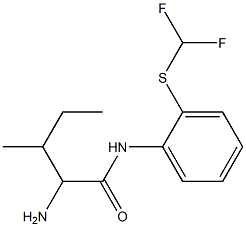 2-amino-N-{2-[(difluoromethyl)thio]phenyl}-3-methylpentanamide