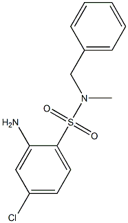 2-amino-N-benzyl-4-chloro-N-methylbenzene-1-sulfonamide|