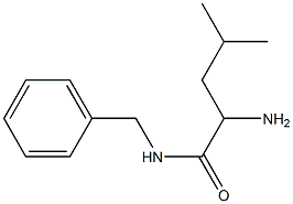 2-amino-N-benzyl-4-methylpentanamide Structure