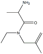 2-amino-N-ethyl-N-(2-methylprop-2-enyl)propanamide Structure
