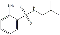 2-amino-N-isobutylbenzenesulfonamide 化学構造式