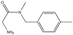  2-amino-N-methyl-N-[(4-methylphenyl)methyl]acetamide