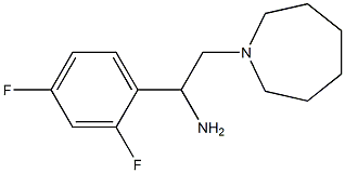 2-azepan-1-yl-1-(2,4-difluorophenyl)ethanamine