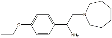 2-azepan-1-yl-1-(4-ethoxyphenyl)ethanamine Structure