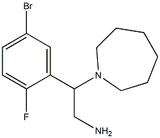 2-azepan-1-yl-2-(5-bromo-2-fluorophenyl)ethanamine