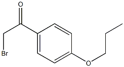 2-bromo-1-(4-propoxyphenyl)ethan-1-one 化学構造式