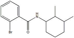 2-bromo-N-(2,3-dimethylcyclohexyl)benzamide 化学構造式