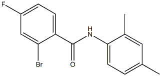 2-bromo-N-(2,4-dimethylphenyl)-4-fluorobenzamide Structure