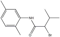 2-bromo-N-(2,5-dimethylphenyl)-3-methylbutanamide Structure