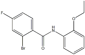 2-bromo-N-(2-ethoxyphenyl)-4-fluorobenzamide Structure