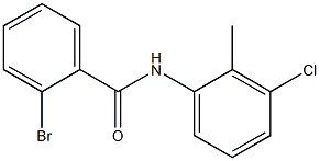 2-bromo-N-(3-chloro-2-methylphenyl)benzamide Structure