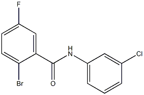 2-bromo-N-(3-chlorophenyl)-5-fluorobenzamide|