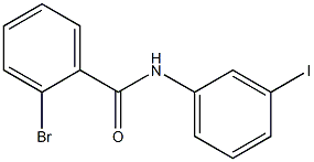 2-bromo-N-(3-iodophenyl)benzamide Structure