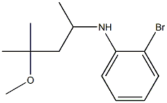 2-bromo-N-(4-methoxy-4-methylpentan-2-yl)aniline Structure