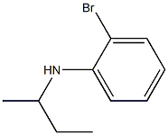 2-bromo-N-(butan-2-yl)aniline Structure