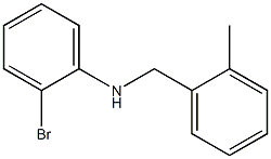 2-bromo-N-[(2-methylphenyl)methyl]aniline,,结构式