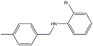 2-bromo-N-[(4-methylphenyl)methyl]aniline Structure