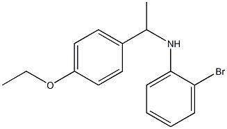 2-bromo-N-[1-(4-ethoxyphenyl)ethyl]aniline Struktur