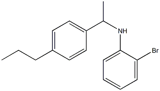  2-bromo-N-[1-(4-propylphenyl)ethyl]aniline