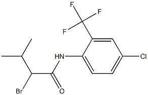 2-bromo-N-[4-chloro-2-(trifluoromethyl)phenyl]-3-methylbutanamide