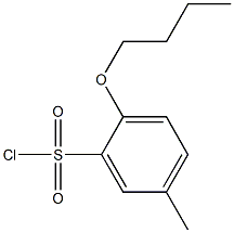 2-butoxy-5-methylbenzene-1-sulfonyl chloride Structure