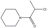 2-chloro-1-(piperidin-1-yl)propan-1-one 化学構造式