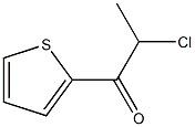 2-chloro-1-(thiophen-2-yl)propan-1-one,,结构式