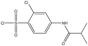 2-chloro-4-(2-methylpropanamido)benzene-1-sulfonyl chloride