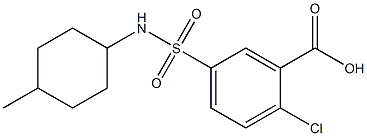 2-chloro-5-[(4-methylcyclohexyl)sulfamoyl]benzoic acid