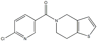 2-chloro-5-{4H,5H,6H,7H-thieno[3,2-c]pyridin-5-ylcarbonyl}pyridine