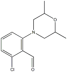 2-chloro-6-(2,6-dimethylmorpholin-4-yl)benzaldehyde