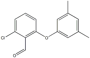 2-chloro-6-(3,5-dimethylphenoxy)benzaldehyde Structure