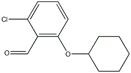 2-chloro-6-(cyclohexyloxy)benzaldehyde 化学構造式