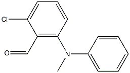 2-chloro-6-[methyl(phenyl)amino]benzaldehyde,,结构式