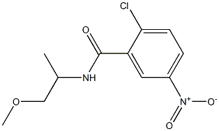 2-chloro-N-(1-methoxypropan-2-yl)-5-nitrobenzamide Structure
